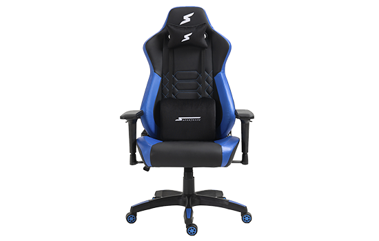  Cadeira Gamer SuperFrame Kong Preto e azul 